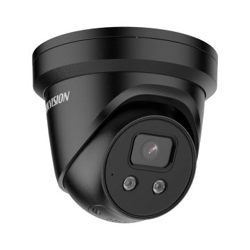 Camera supraveghere IP, Alarma, 4 MP, IR 30 m, 2.8 mm, AcuSense DarkFighter, Negru, Hikvision, DS-2CD2346G2-ISU/SL(2.8mm)(C)(BLACK)