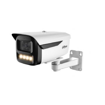 Camera supraveghere IP Dahua IPC-HFW2249M-S-LED-0360B-B-PRO, 2MP, Full-Color, lentila 3.6 mm, IR LED alb 50m, microfon, audio in/out, PoE, IP67, WizSense