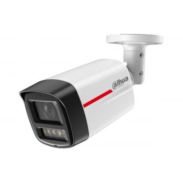 Camera supraveghere IP Dahua WizSense IPC-HFW2449TL-S-LED-0600B-PRO, 4MP, LED alb 50m, WizColor, Audio, PoE