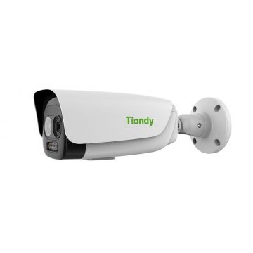 Camera supraveghere IP hibrida Tiandy TC-C35LQ-I5WEYT4V4.2, 5MP, termica + optica, IR 50m, microfon si difuzor, IP67, PoE, slot microSD