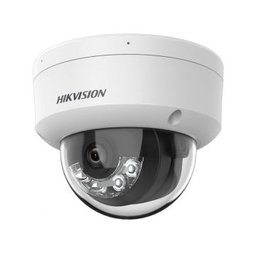 Camera supraveghere IP Hikvision DS-2CD1143G2-LIUF(2.8mm), 4MP, Smart Hybrid Light, Detectare miscare persoane/vehicule, Microfon, PoE, IP67