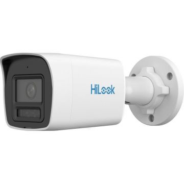 Camera supraveghere IP Hikvision HiLook IPC-B169HA-LU, 6MP, Iluminare duala 30m, 2.8mm, ColorVu, Microfon, Poe, IP67