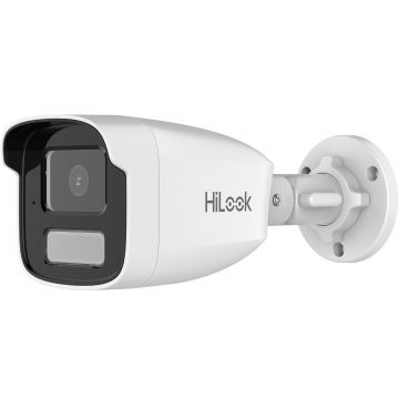 Camera supraveghere IP Hikvision HiLook IPC-B460HA-LU(4mm), 6MP, 4mm, Iluminare duala 50m, Microfon, PoE, IP67