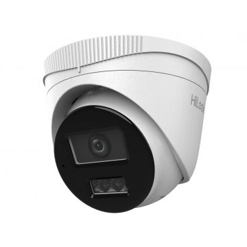 Camera supraveghere IP Hikvision HiLook IPC-T280HA-LU, 8MP, 2.8mm, iluminare duala 30m, microfon, PoE, IP67