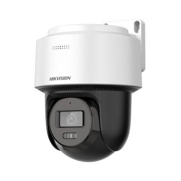 Camera supraveghere IP rotativa PT Hikvision DS-2DE2C400MWG-E(4mm), 4MP 2K, Smart Hybrid Light 30m, Audio, PoE, IP66