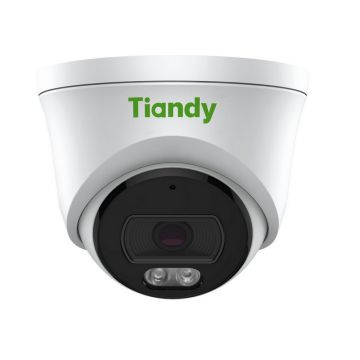 Camera supraveghere IP turret Color Maker Tiandy TC-C35XS-I3WEYSV5.0, 5MP 2K+, IR/LED alb 30m/15m, Microfon, PoE, IP66