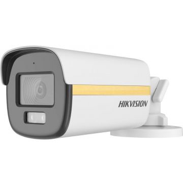 Camera supraveghere TurboHD ColorVu Hikvision DS-2CE12DF3T-LSE(2.8mm), 2MP, Smart Hybrid Light, Audio, IP67