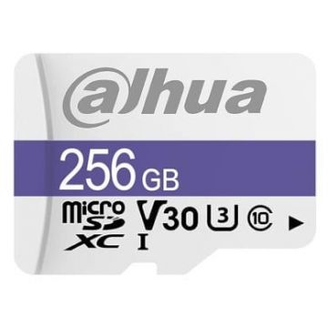 Card de memorie pentru stocare video Micro SD 256GB Clasa 10 Dahua TF-C100/256GB