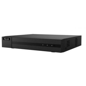 DVR 4 canale Hikvision HiLook DVR-204U-M1(E), 8MP 4K, Audio prin coaxial, 4x analog + 2 IP, 1x SATA max. 10 TB
