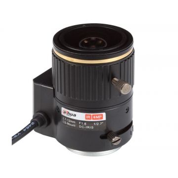 Lentila Varifocala 2.7-12mm, Dahua PFL2712-E6D, 6MP