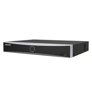 NVR 16 canale AcuSense Hikvision DS-7616NXI-K1(D), 4K 8MP, latime banda 160Mbps, 1 port SATA