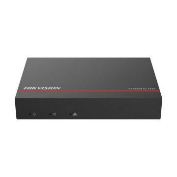 NVR 4 canale, 4 MP, PoE, eSSD 1TB incorporat, bandwidth 40 Mbps, Hikvision, DS-E04NI-Q1/4P