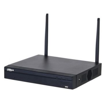 NVR 4 canale wireless, 6 MP, bandwidth 40 Mbps, Dahua, NVR1104HS-W-S2-CE