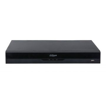 NVR 8 canale, pana la 32MP, WizSense, Dahua NVR5208-8P-EI, 8x PoE, 130W, 2 porturi SATA