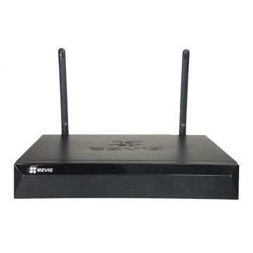 NVR wireless 4 canale Ezviz X5S, pana la 3K, 2.4GHz Wi-Fi, latime de banda 100Mbps, HDD 1TB integrat, CS-X5S(4W-1TB)