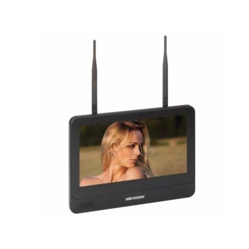 NVR wireless cu monitor inclus de 11.6 inch Hikvision DS-7608NI-L1/W/1T, 8 canale, 6MP, 2 antene Wi-Fi, 60Mbps
