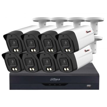 Sistem supraveghere 8 camere, 5MP, IR 40 metri, KIT8HD80M