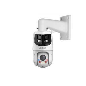 Speed dome IP PTZ cu 2 lentile, 8MP + 4MP, Dual Light, PoE, Starlight TiOC, 25x, 5-125 mm, MicroSD, Dahua SDT4E425-8P-GB-APV1