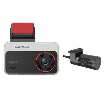 Camera auto fata / spate Hikvision AE-DC2328-C200S/2ch, 2MP Full HD, Wi-Fi, ecran LCD, audio bidirectional, Senzor G, slot microSD, aplicatie mobila