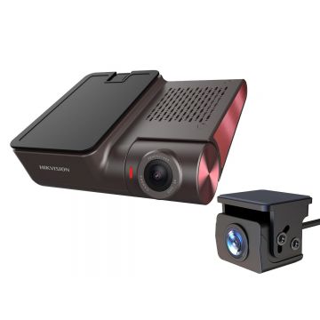 Camera auto fata/ spate Hikvision AE-DC8322-G2PRO/P/GPS, 8MP 4K, Wi-Fi, Bluetooth, ecran 960x 480, slot card microSD, Senzor G, ADAS, audio bidirectional, USB 2.0
