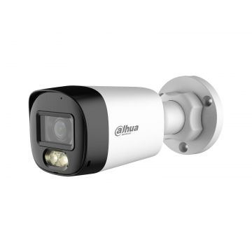 Camera de exterior HDCVI Dahua HAC-HFW1500RL-IL-A-0280B-S3, 5MP, Iluminare duala, Audio, IP67