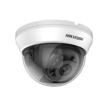 Camera de supraveghere Dome Hikvision 4 in 1, 5MP, 2.8mm, IR 20 metri, DS-2CE56H0T-IRMMF(C)