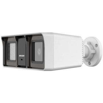 Camera de supraveghere exterior, 2MP, 2.8mm, Smart Hybrid Light IR si LED 60m, Microfon, IP67, Hikvision DS-2CE18D0T-LFS28