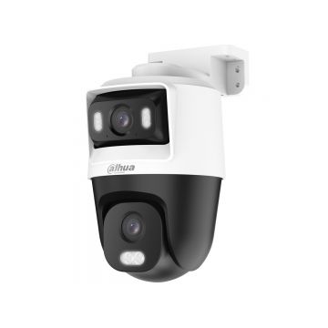 Camera de supraveghere HDCVI Dahua HAC-PTS1500C-E2-IL-A-0280B/0600B, rotire de pe mobil, 2+2MP, iluminare duala, microfon, IP66