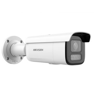 Camera de supraveghere IP Hikvision DS-2CD2643G2-LIZS2U(2.8-12MM) AcuSense, 4MP 2K, lentila varifocala motorizata 2.8-12mm, iluminare duala, microfon, alarma, slot microSD, IP67, IK10
