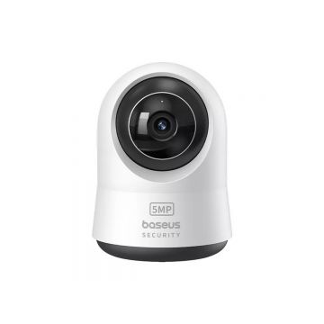 Camera de supraveghere IP wireless Baseus S0TV022132, Wi-Fi, 5MP, functii AI, 8x zoom digital, audio bidirectional, slot micro SD, aplicatie mobila