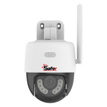 Camera de supraveghere wireless Safer, 3MP, IR 30m, microfon si difuzor, Pan & Tilt, auto-tracking, IP66, SAF-WIFIPT5MP30F4(U)