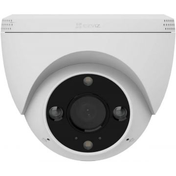 Camera IP Ezviz CS-H4 (3MP4mm), 2K, 4mm, IR si LED alb, Alarma, Audio bidirectional, slot microSD, PoE, IP67