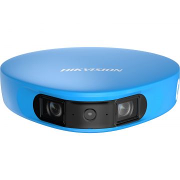 Camera supraveghere 4G PanoVu Hikvision DS-2CD6982G0-WU/4G, Wi-Fi, 15MP, 2x microfon, Bluetooth, baterie, IP65