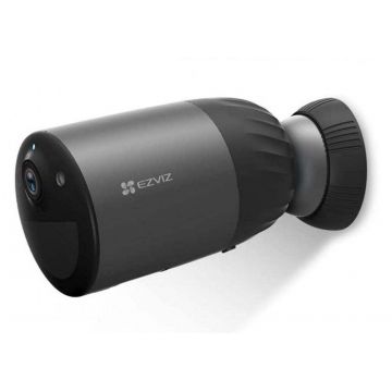 Camera supraveghere exterior cu baterie Ezviz BC1C, 4K, Iluminare duala, Wi-Fi 6, audio, slot microSD, IP65, CS-BC1c (4K)