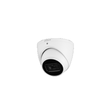 Camera supraveghere exterior Dahua Lite, 8 MP 4K, IR 60 m, WDR 120 dB, microfon, HDCVI/CVBS/AHD/TVI, IP67, DH-HAC-HDW1801T-A