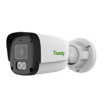 Camera supraveghere exterior IP Tiandy, 6MP, IR si LED alb, microfon, PoE, IP67, TC-C36QN 2ENA-28