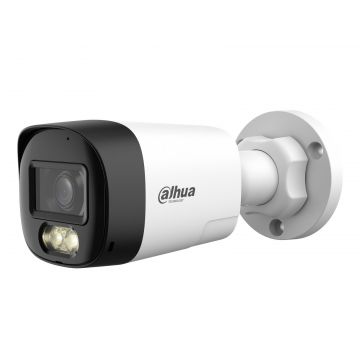 Camera supraveghere HDCVI Dahua HAC-HFW1200RL-IL-T-0280B-DIP, 2MP Full HD, 2.8mm, iluminare duala 30m, audio bidirectional, IP67