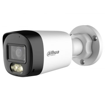 Camera supraveghere HDCVI Dahua HAC-HFW1500RLP-IL-A-36B-S3, 5MP, 3.6mm, Iluminare duala 30m, Microfon, IP67