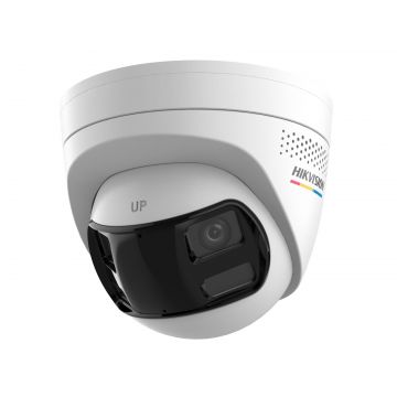 Camera supraveghere Hikvision DS-2CD1367G2HP-LIUF/SL(2.8mm), 6MP, 2.8mm, ColorVu, iluminare duala 30m, audio bidirectional, alarma stroboscopica, slot microSD, PoE, IP67