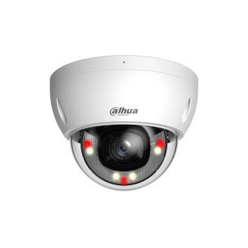 Camera supraveghere IP Dahua, 6MP, 2.8mm, Iluminare duala, audio, PoE, slot microSD, IP67, IK10, IPC-HDBW2649E-S-IL-0280B