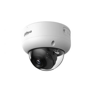 Camera supraveghere IP Dahua, 6MP, 2.8mm, IR 30m, slot card microSD 512GB, iluminare duala, PoE, IP67, IK10,  IPC-HDBW3649E-AS-IL-0280B