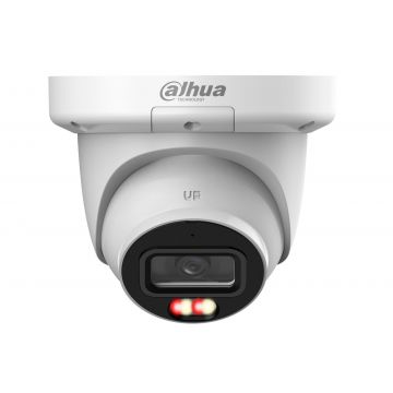Camera supraveghere IP Dahua IPC-HDW3849QM-S-IL-0280B, WizSense, Smart Dual Light, 8MP, Microfon, PoE, slot microSD, IP67