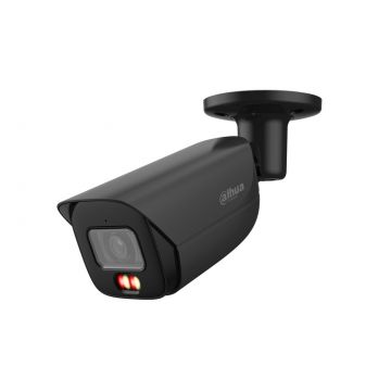 Camera supraveghere IP Dahua IPC-HFW3849E-AS-IL-0280B-Black, 8MP, 2.8 mm, iluminare duala 30m, WizSense, PoE, IP67 IK10