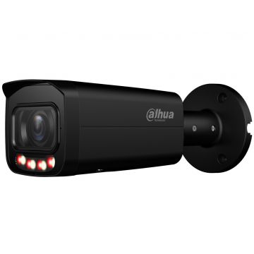 Camera supraveghere IP Dahua IPC-HFW3849T-ZAS-IL-27135-Black, WizSense, 8MP, varifocala 2.7-13.5mm, iluminare duala 60m, AI, microfon, PoE, slot microSD, IP67