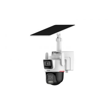 Camera supraveghere IP Dahua PTZ, 3+3MP, 4G, panou solar 8W, baterie 65Wh, zoom hibrid 6x, audio, IP66, IPC-PTS2649C-3E3Z-PRO