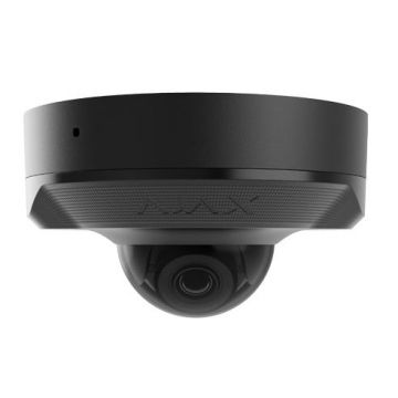 Camera supraveghere IP dome Ajax DomeCam(B)-76019, 5MP, 2.8mm, IR 30m, recunoastere AI, Microfon, slot microSD, PoE, IP65