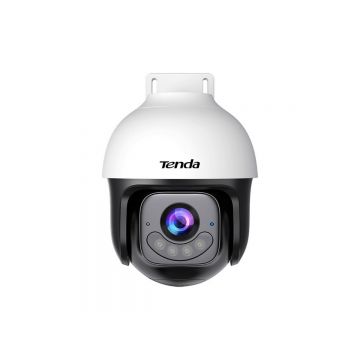 Camera supraveghere IP exterior Tenda RH7-WCA, 5MP, Wi-Fi 6, rotire si inclinare din aplicatie, IR+LED 30m, audio bidirectional, detectie umana-vehicul, autopatrol, alarma, IP65