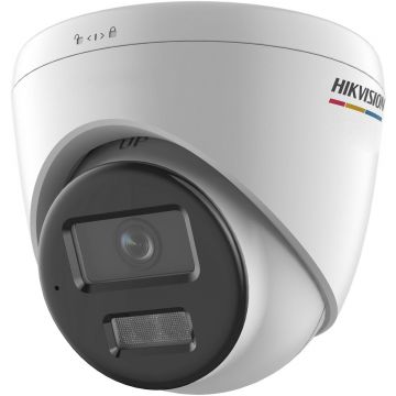 Camera supraveghere IP Hikvision, 4MP, ColorVu, iluminare duala, audio bidirectional, slot card, alarma, PoE, IP67, DS-2CD1347G2H-LIUF/SL(2.8mm)