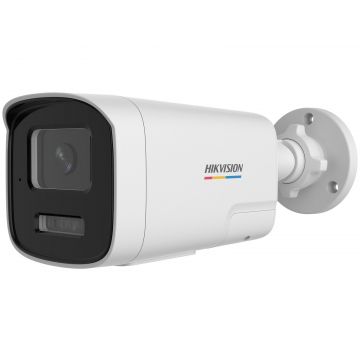 Camera supraveghere IP Hikvision DS-2CD1T47G2H-LIUF/SL(2.8mm), 4MP, ColorVu Smart Hybrid Light 50m, audio bidirectional, slot microSD, PoE, IP67