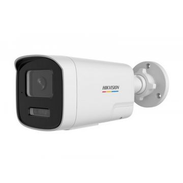 Camera supraveghere IP Hikvision DS-2CD1T47G3H-LIUF/SL(2.8mm), 4MP, 2.8mm, Smart Hybrid Light, Audio, Slot microSD, PoE, IP67